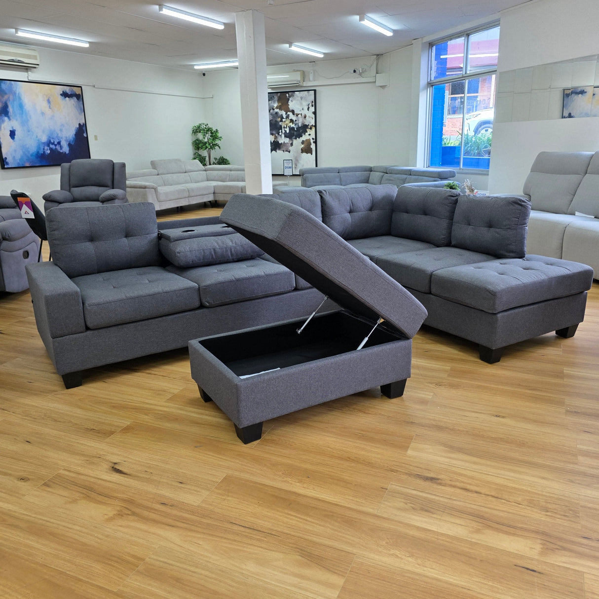 VERA 4 Seater Chaise Lounge