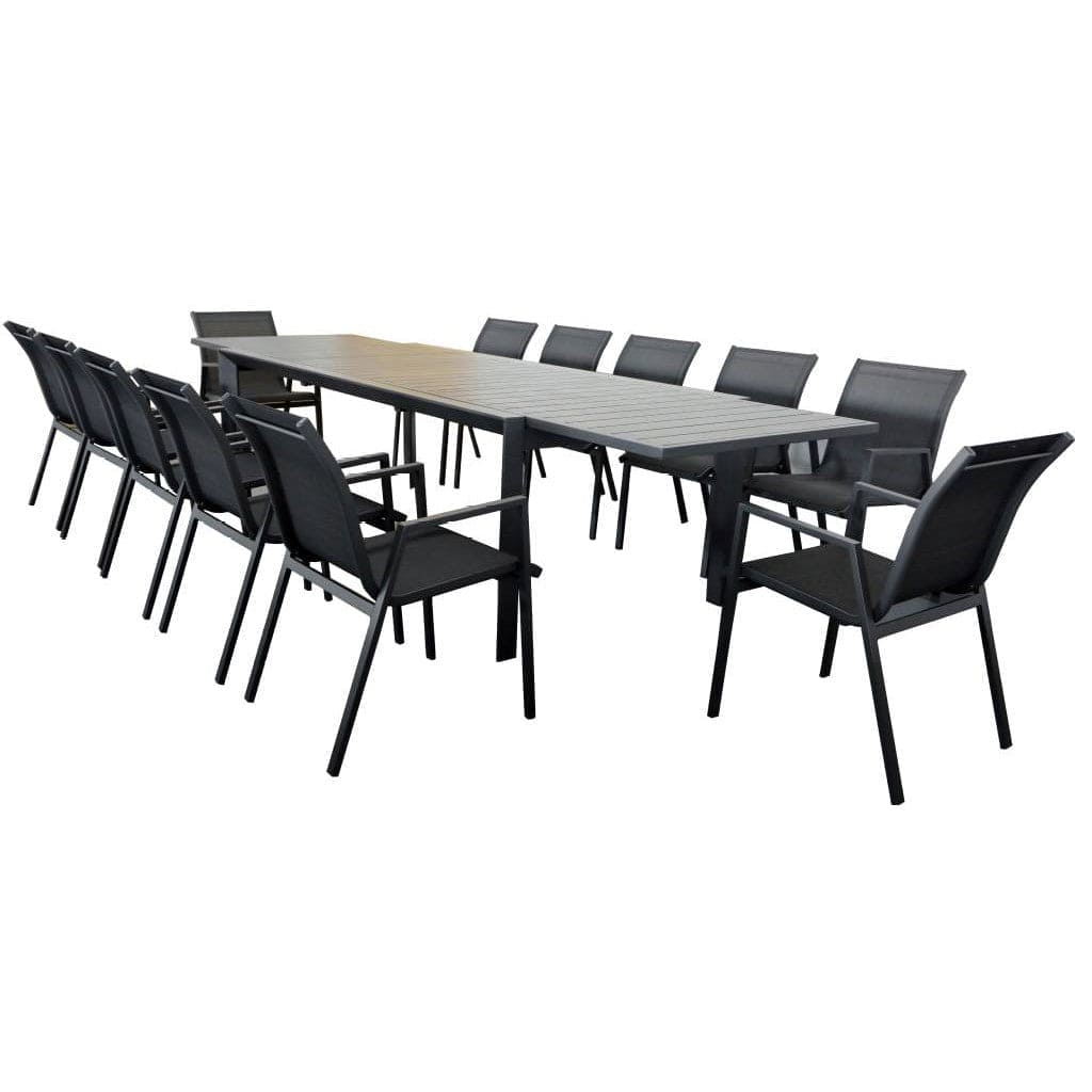 ICARIA Extendable Dining - Charcoal